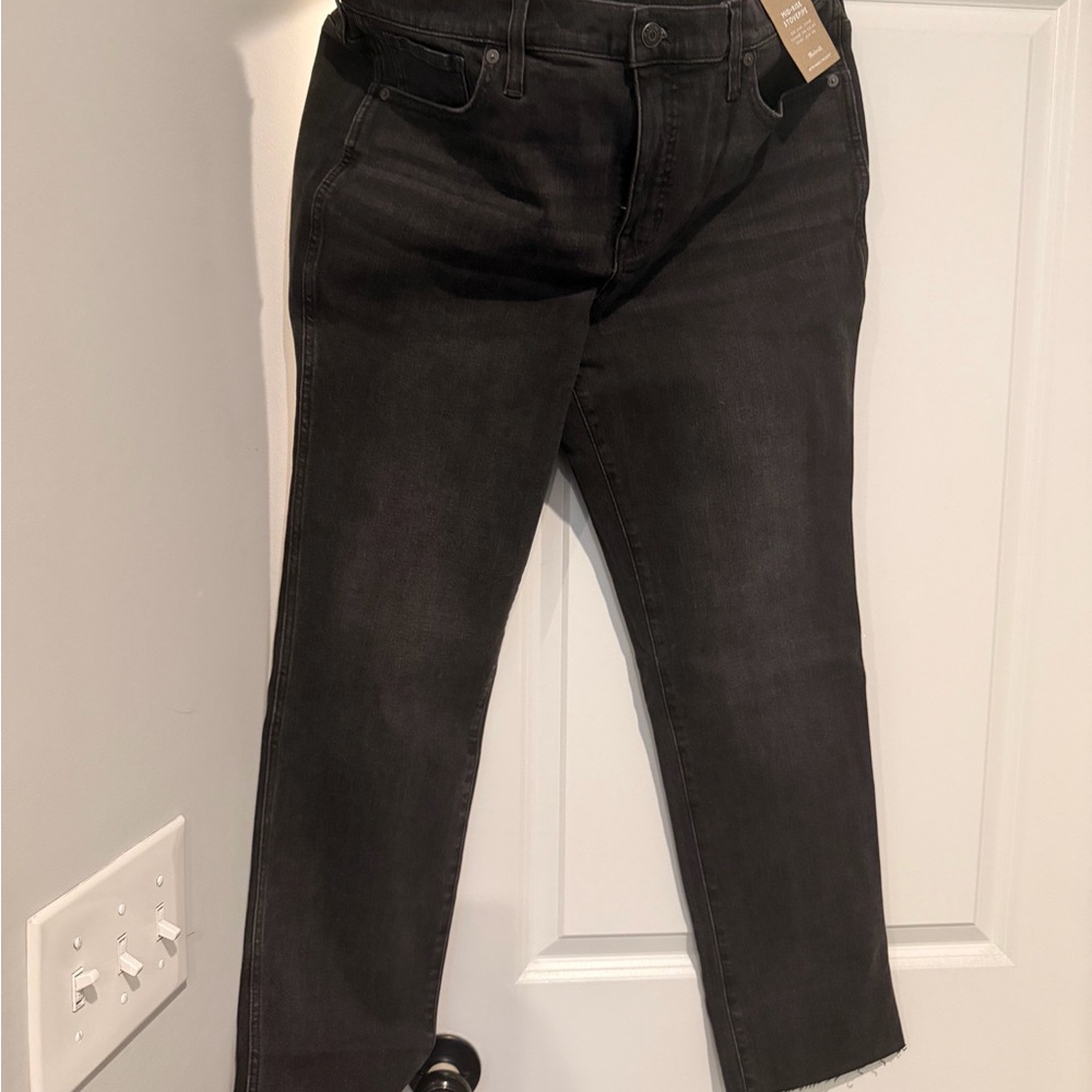 Madewell Women's Mid-Rise Stovepipe Straight Leg Jeans
